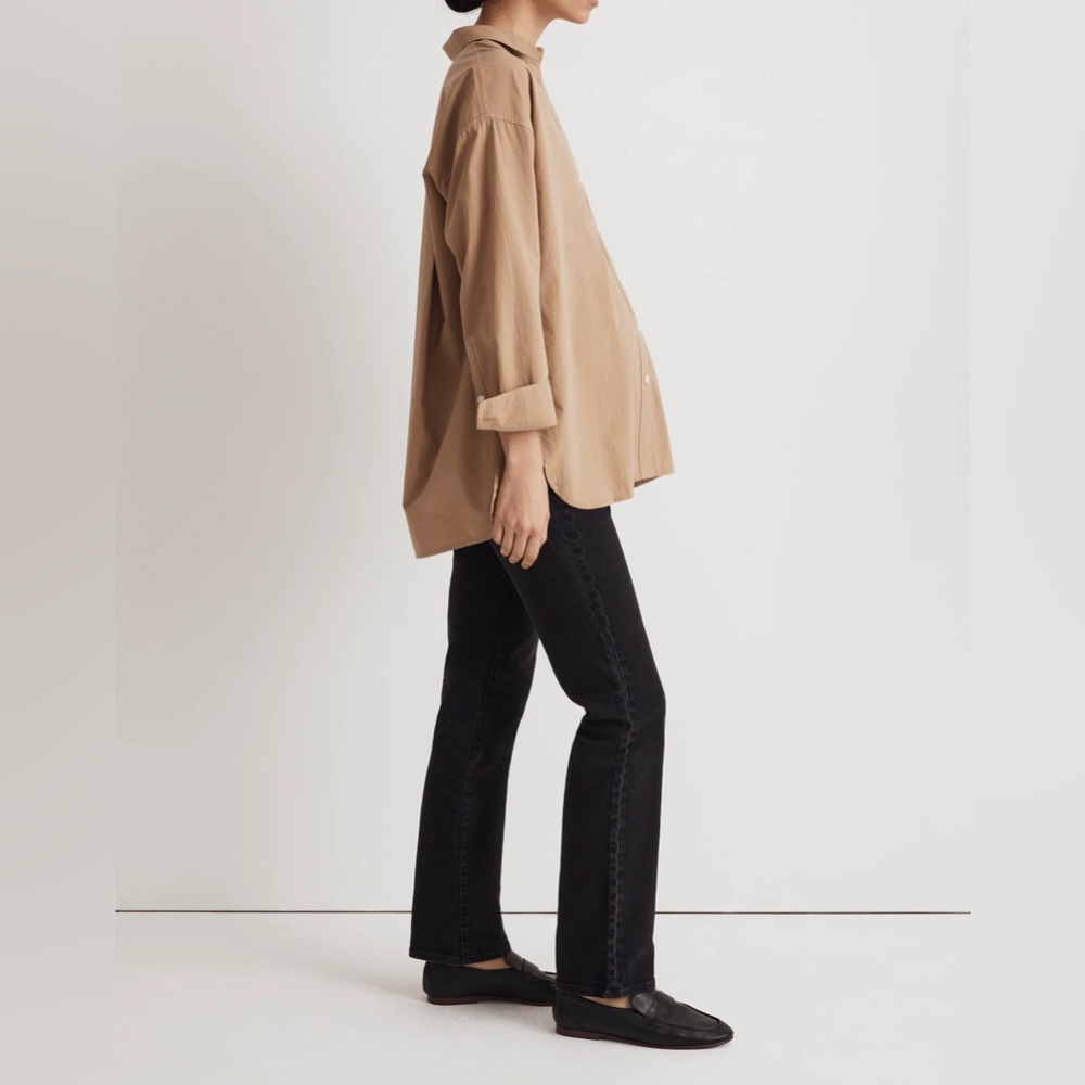 Madewell - The Maternity Over-The-Belly '90s Straight Jean in Belmere Wash